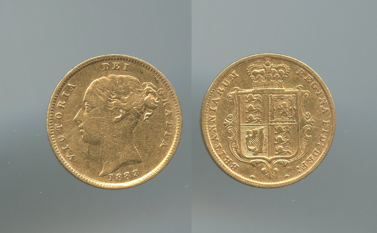 REGNO UNITO, Victoria (1837-1901) Half Sovereign 1883