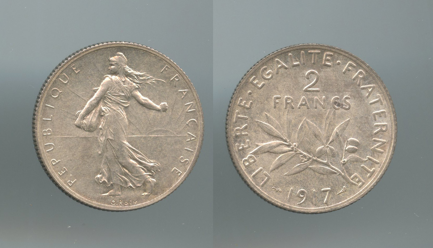 FRANCIA, Terza Repubblica (1870-1940) 2 Francs 1917