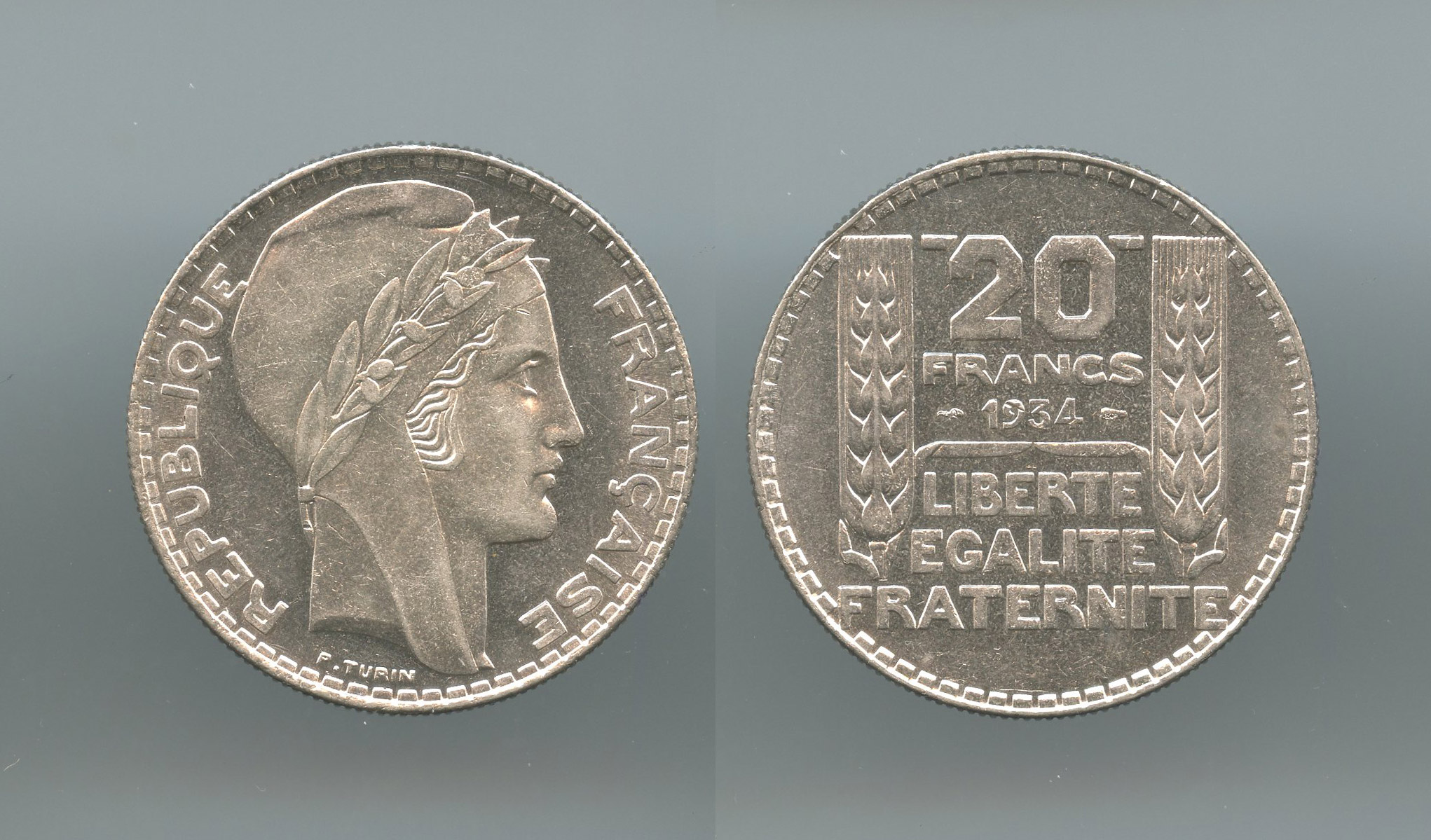 FRANCIA, Terza Repubblica (1870-1940) 20 Francs 1934