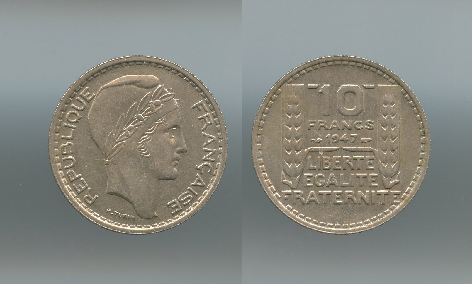 FRANCIA, 10 Francs 1947