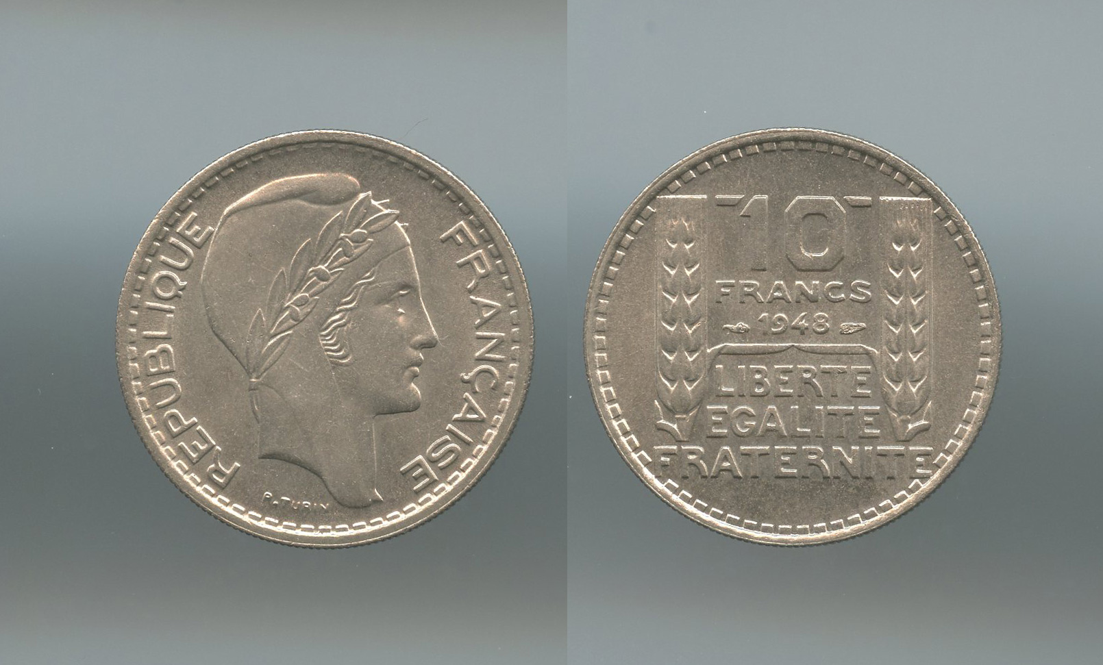 FRANCIA, 10 Francs 1948