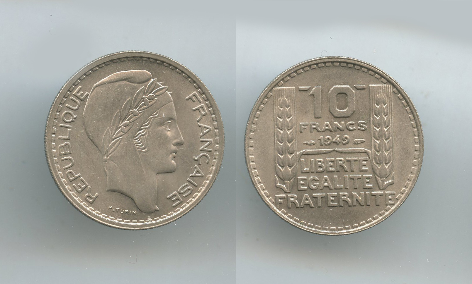 FRANCIA, 10 Francs 1949