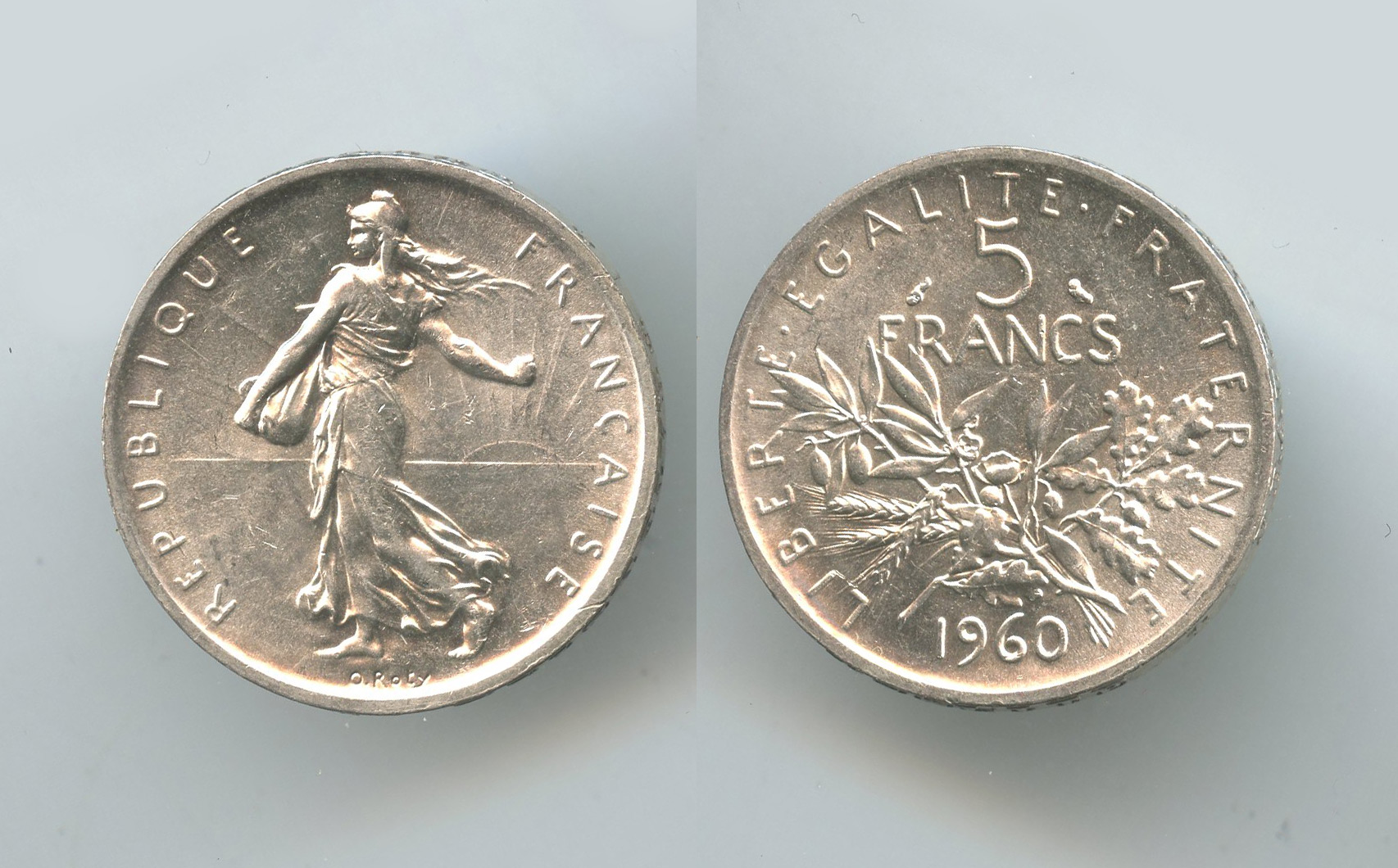 FRANCIA, 5 Francs 1960