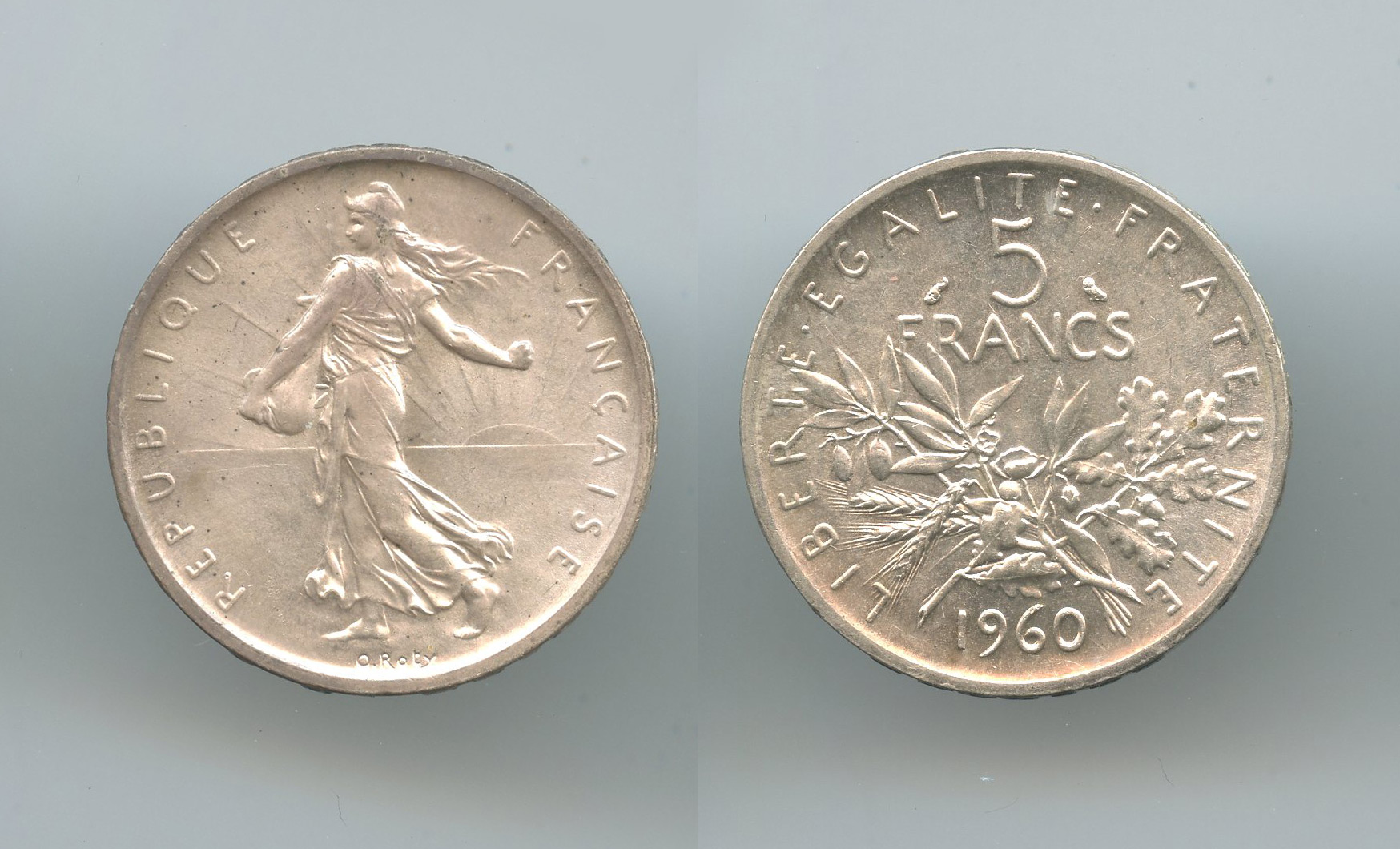 FRANCIA, 5 Francs 1960