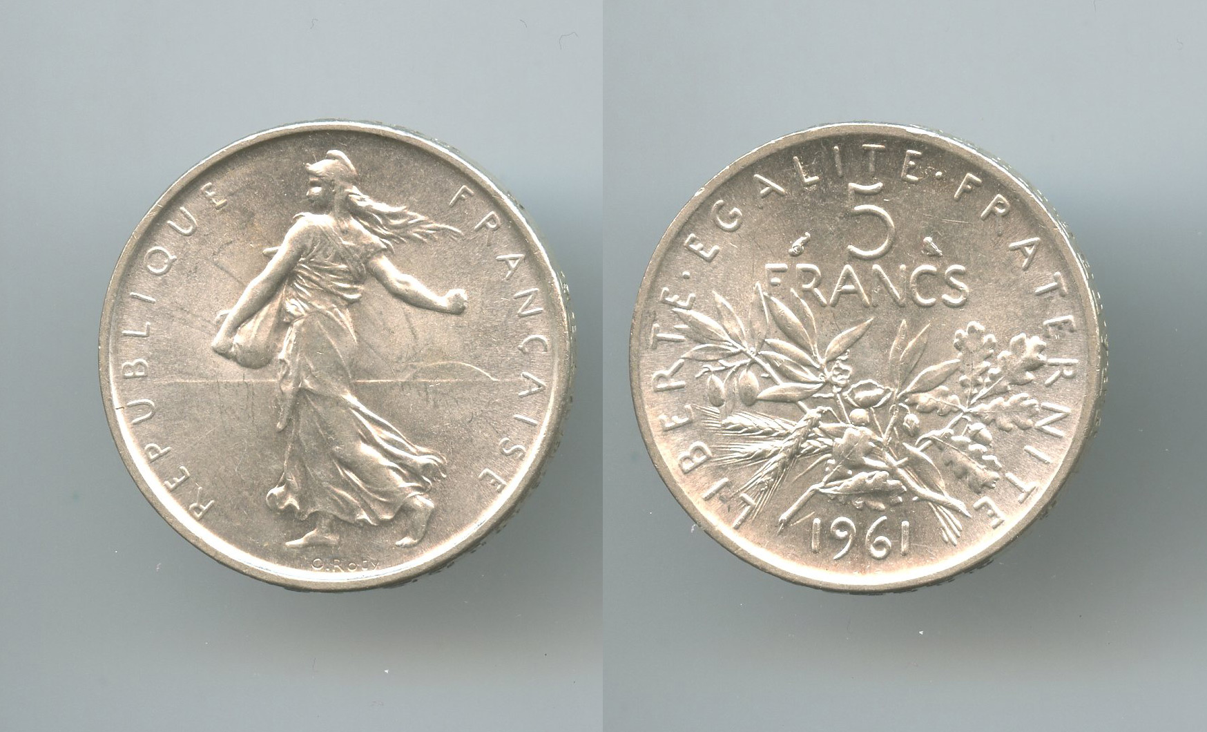 FRANCIA, 5 Francs 1961