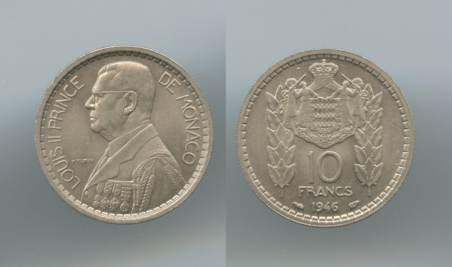 MONACO, Louis II (1922-1949) 10 Francs 1946