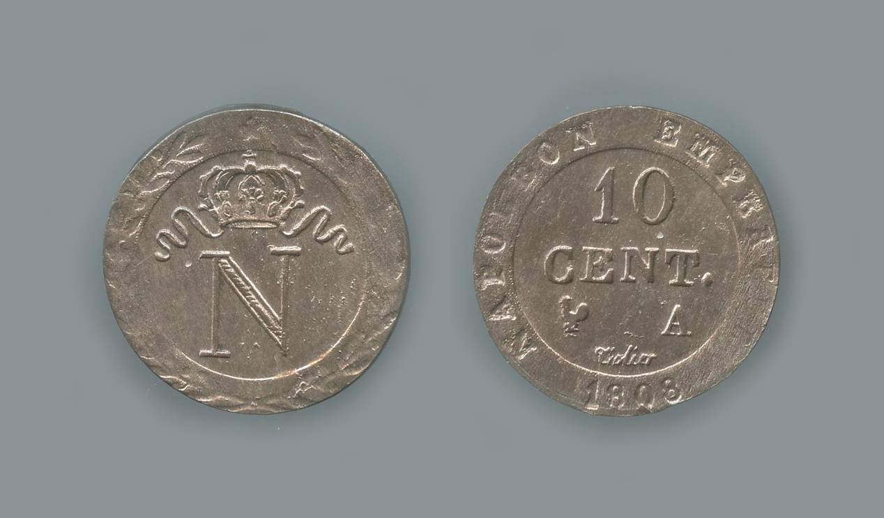 FRANCIA, Napoleone (1804-1814) 10 Centimes 1808 A