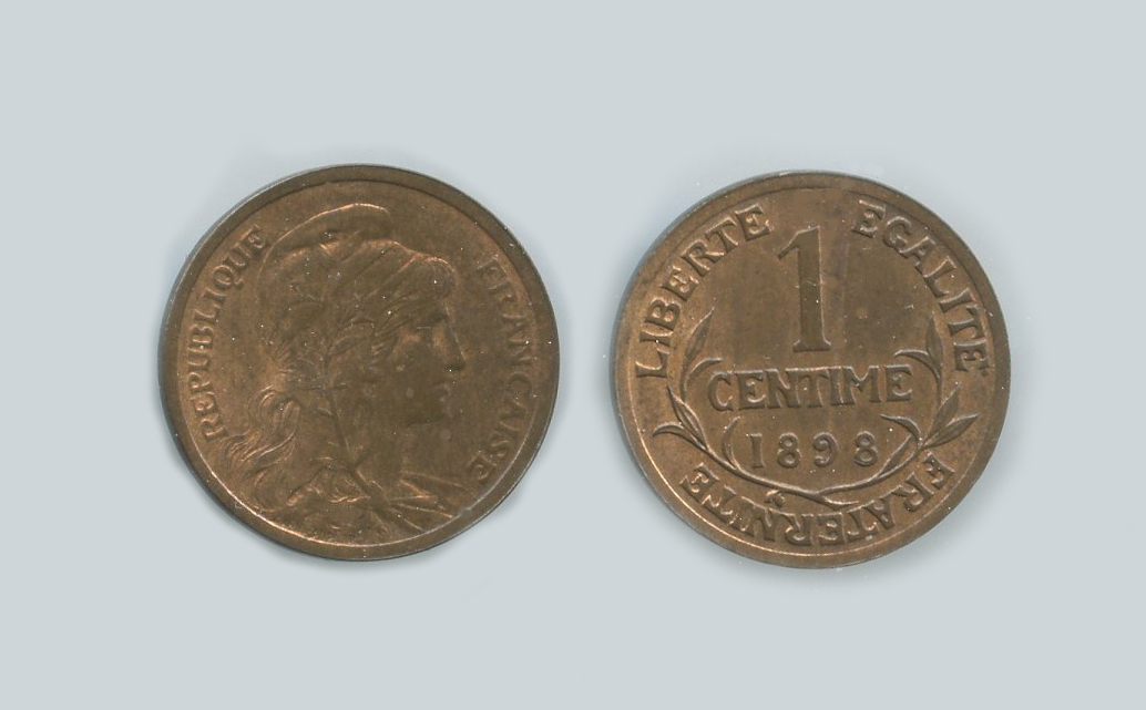 FRANCIA, Terza Repubblica (1870-1940) Centime 1898 A