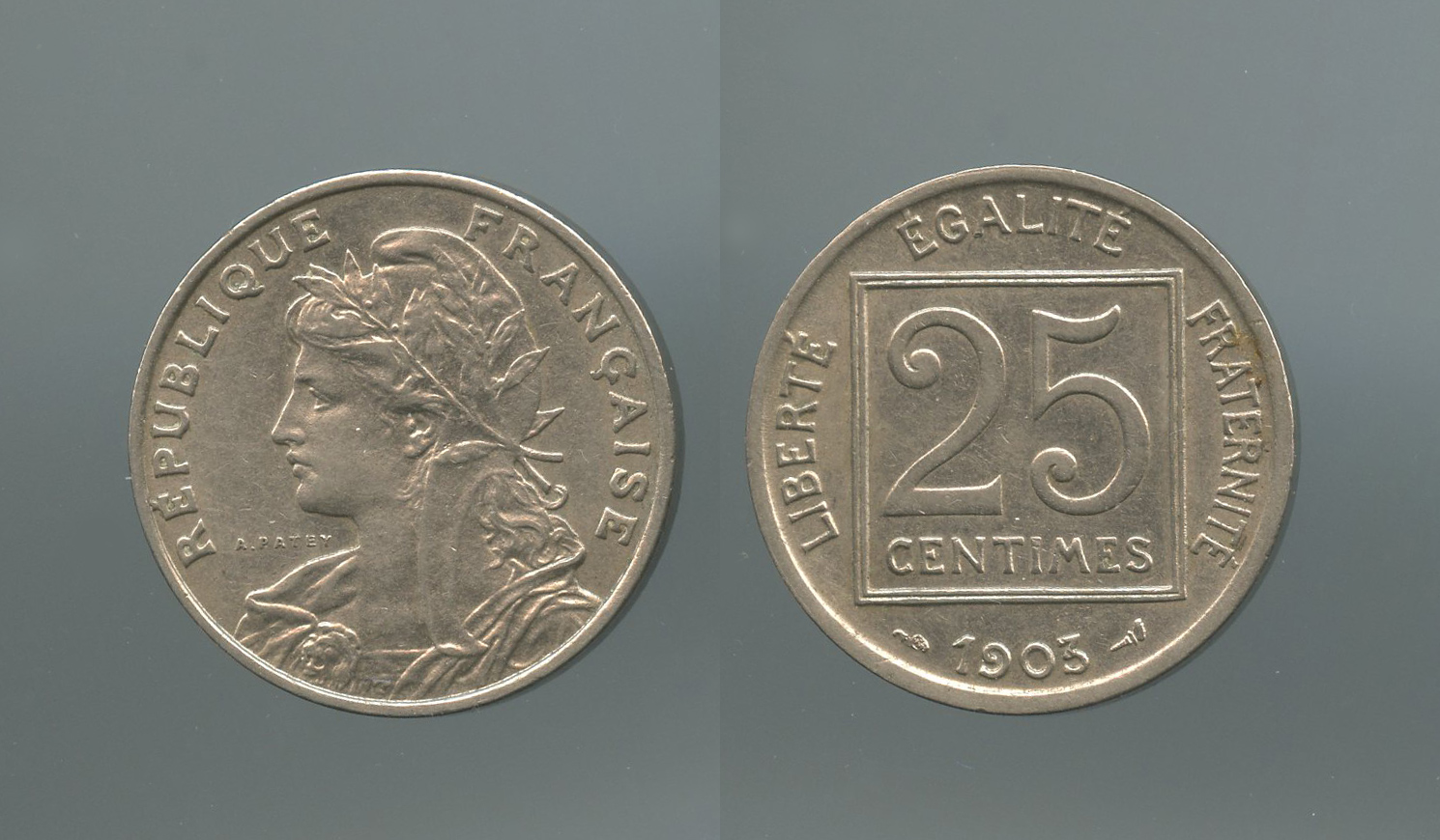 FRANCIA, Terza Repubblica (1870-1940) 25 Centimes 1903