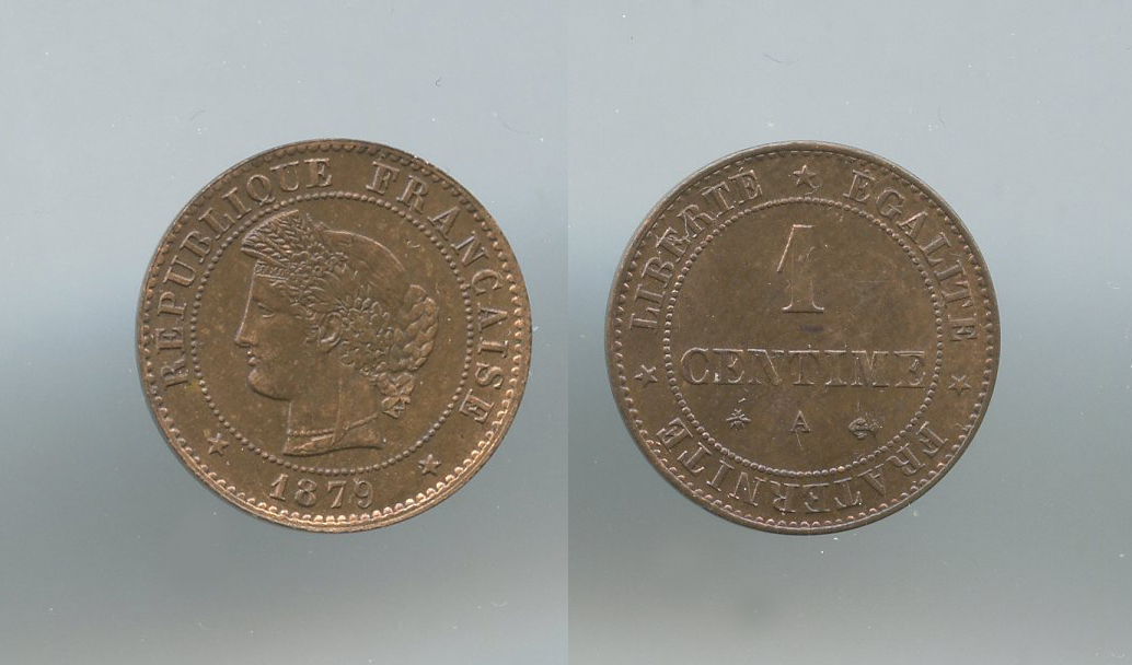 FRANCIA, Terza Repubblica (1870-1940) Centime 1879 A