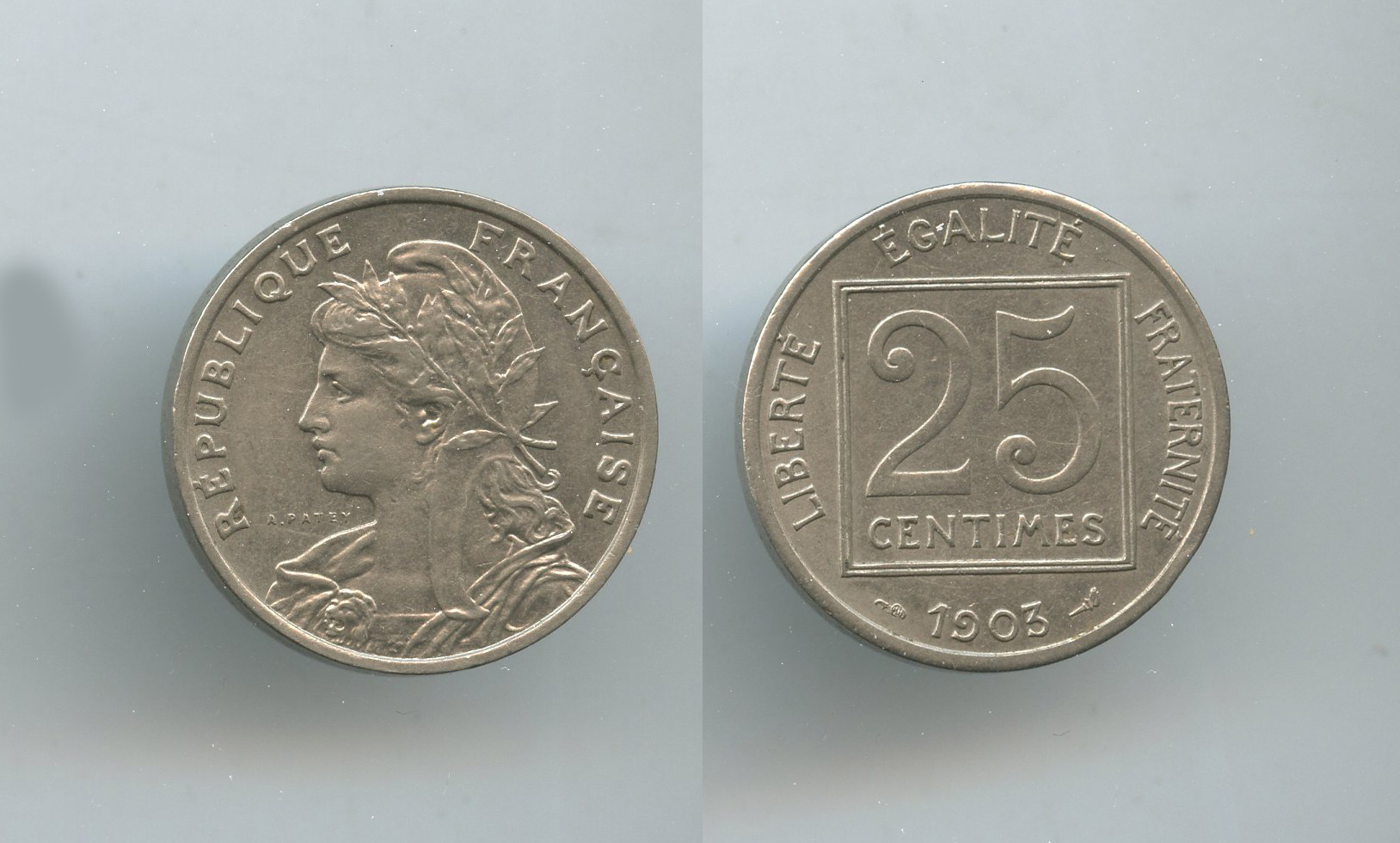 FRANCIA, Terza Repubblica (1870-1940) 25 Centimes 1903