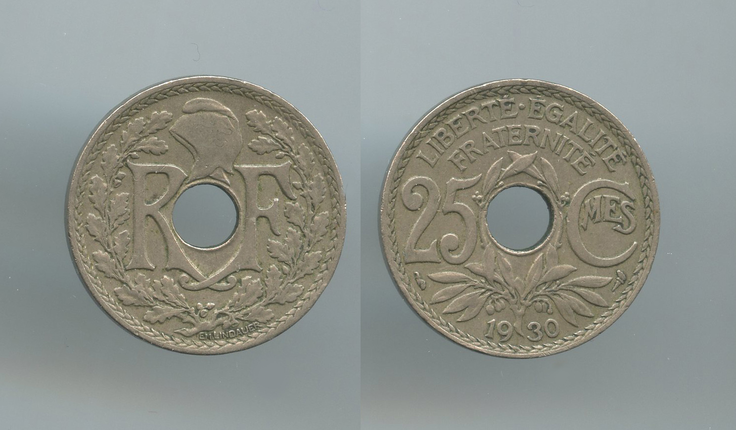 FRANCIA, Terza Repubblica (1870-1940) 25 Centimes 1930