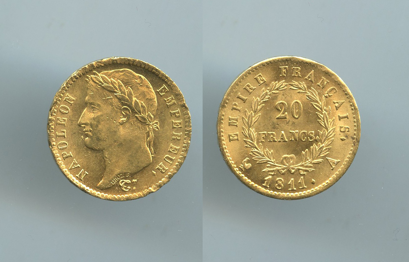 FRANCIA, Primo Impero, Napoleone (1804-1814) 20 Francs 1811 A