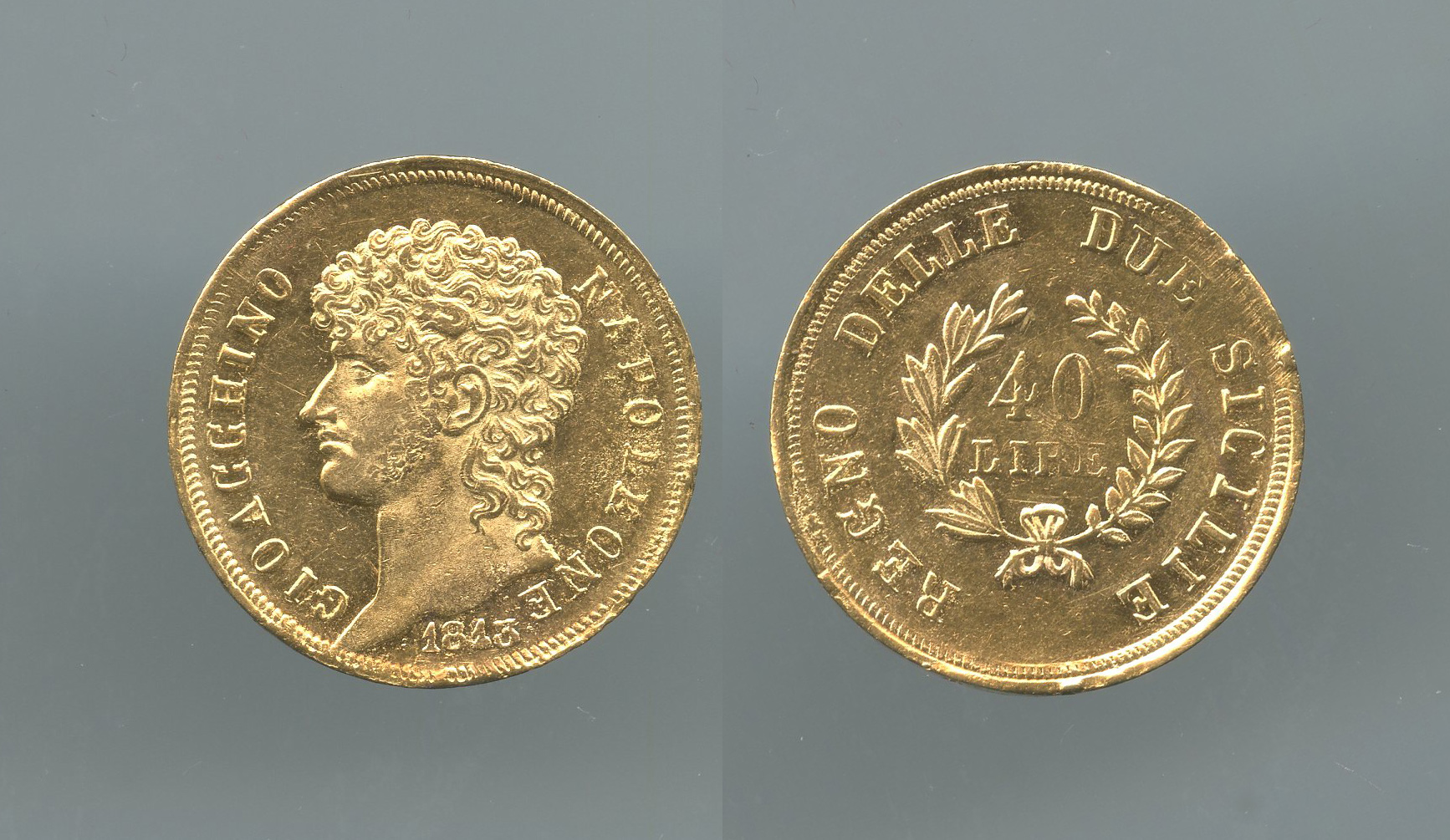 NAPOLI, Gioacchino Murat (1808-1815) 40 Lire 1813