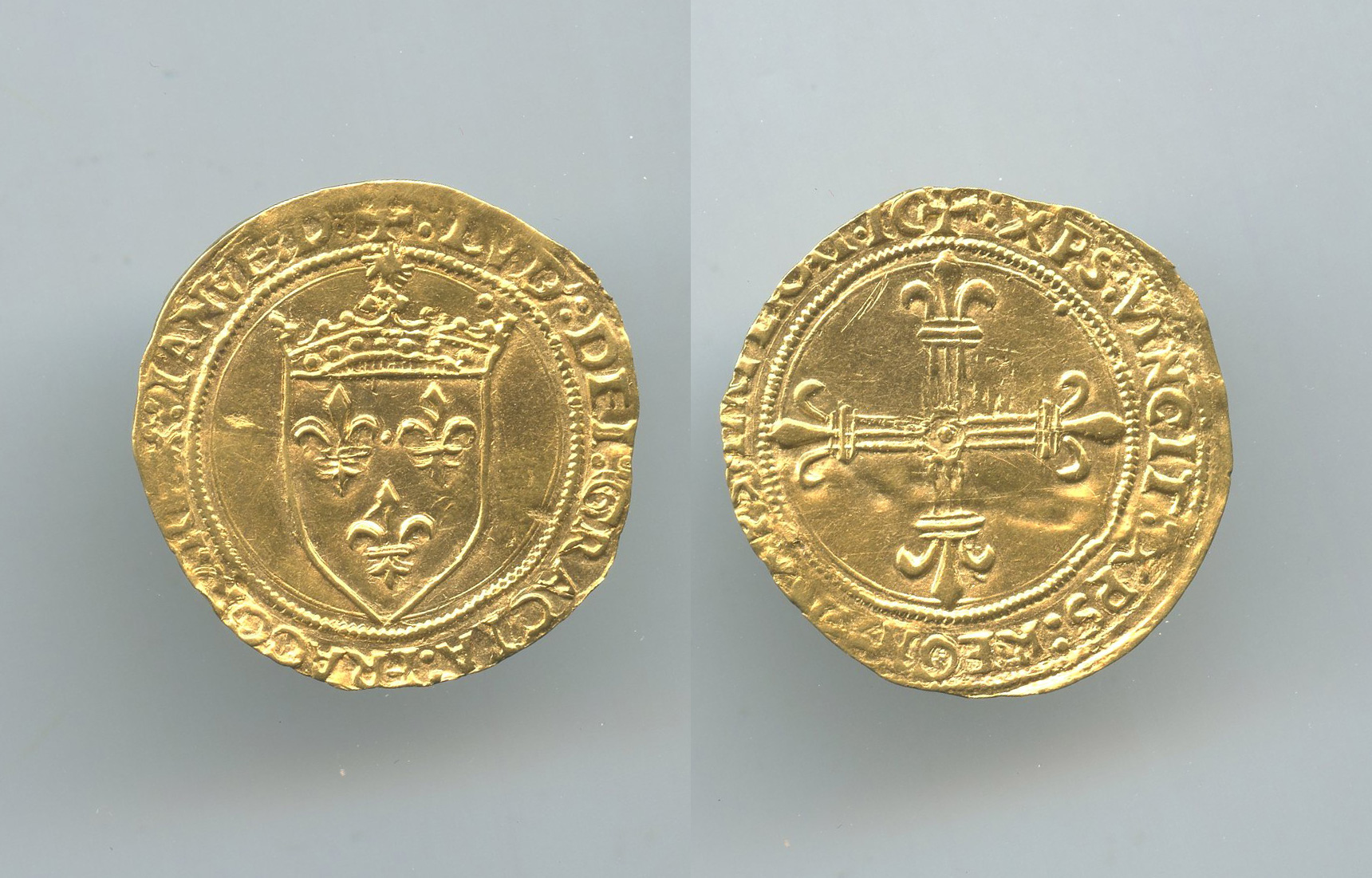 GENOVA, Louis XII (1508-1512) Scudo d' oro del sole - Clicca l'immagine per chiudere