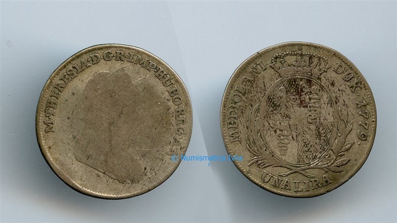 MILANO, Maria Teresa (1740-1780) Lira 1779