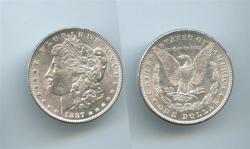 USA, Morgan Dollar 1887 - Clicca l'immagine per chiudere