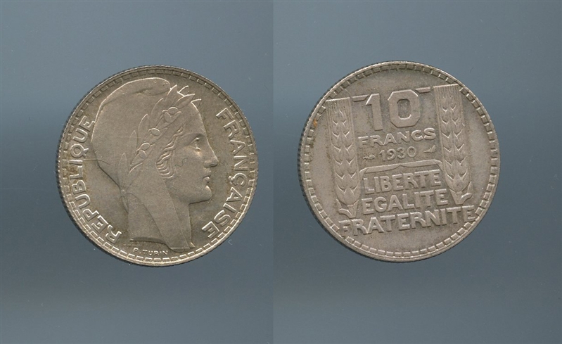 FRANCIA, Terza Repubblica (1871-1940) 10 Francs 1930 - Clicca l'immagine per chiudere