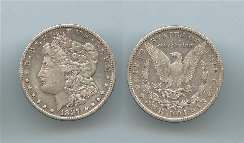 USA, Morgan Dollar 1887 S