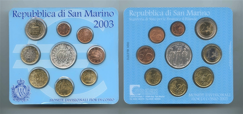 SAN MARINO, Serie Divisionale 2003