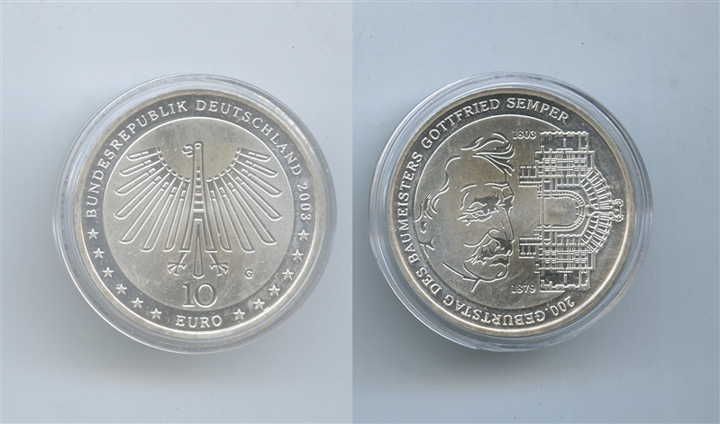 GERMANIA, 10 Euro 2003 G