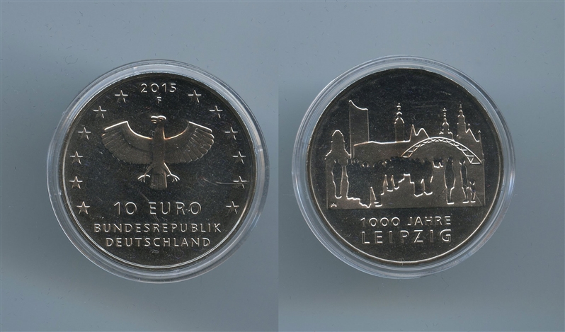 GERMANIA, 10 Euro 2015 J, "150 German Maritime Sear and Rescue Service"