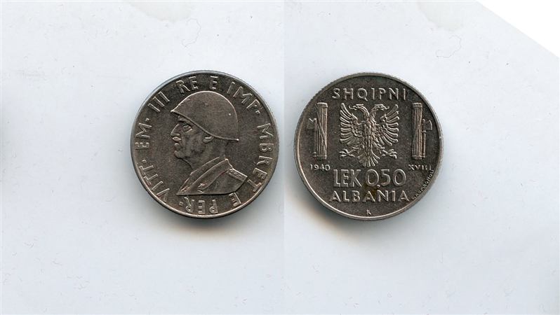 0,50 Lek 1940