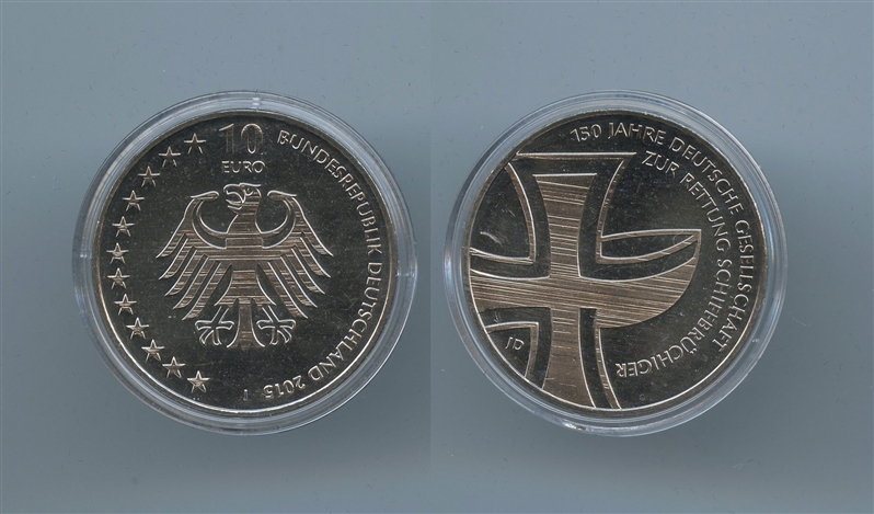 GERMANIA, 10 Euro 2015 F, "1000 fondazione di Lipsia"