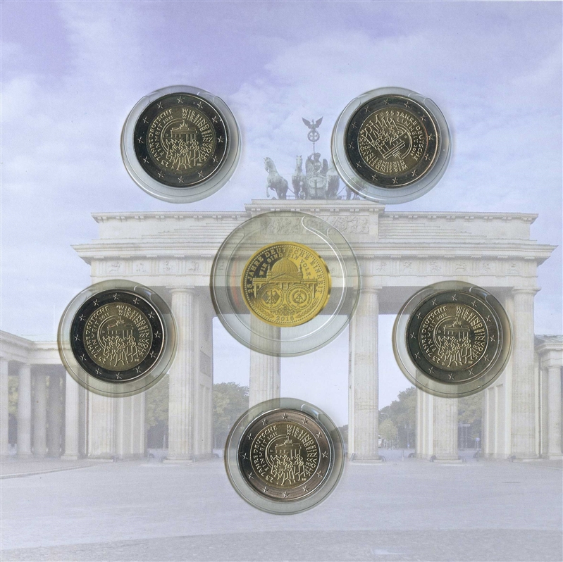 GERMANIA, Serie 2 Euro 2015 A - D - F - G - J