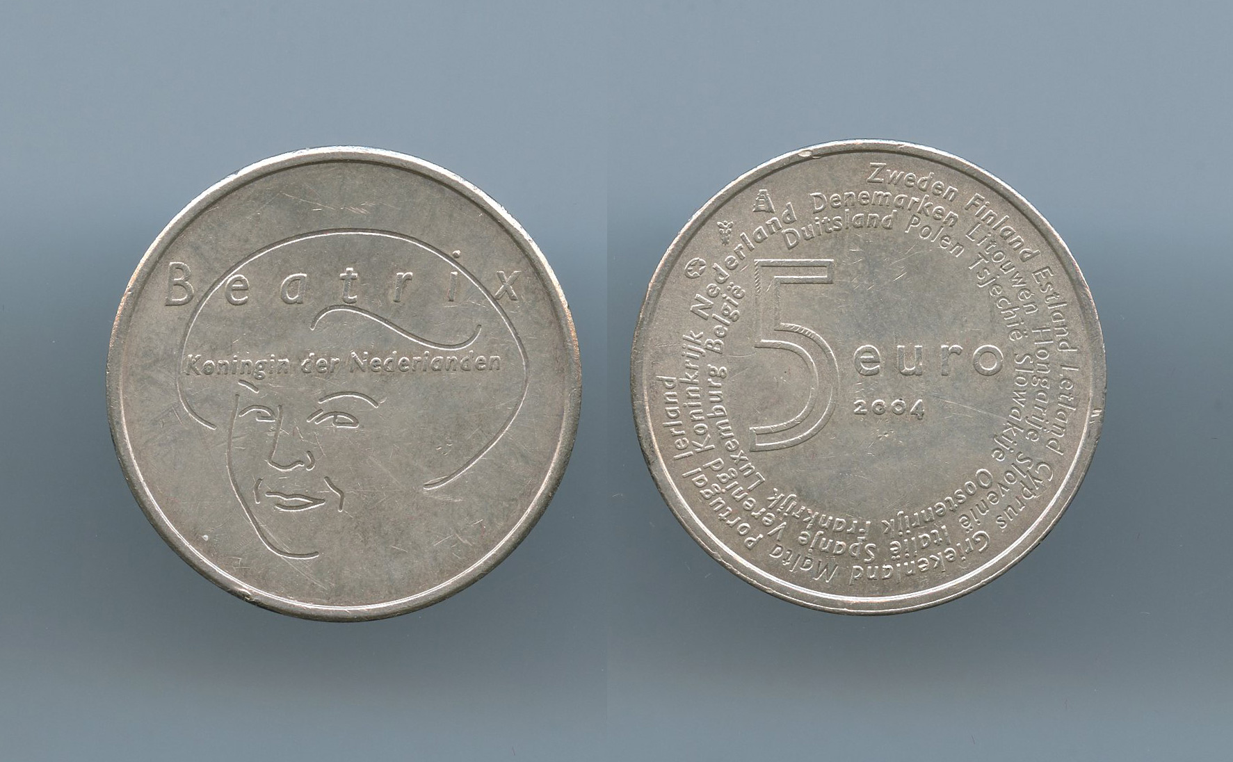 OLANDA, 5 Euro 2004