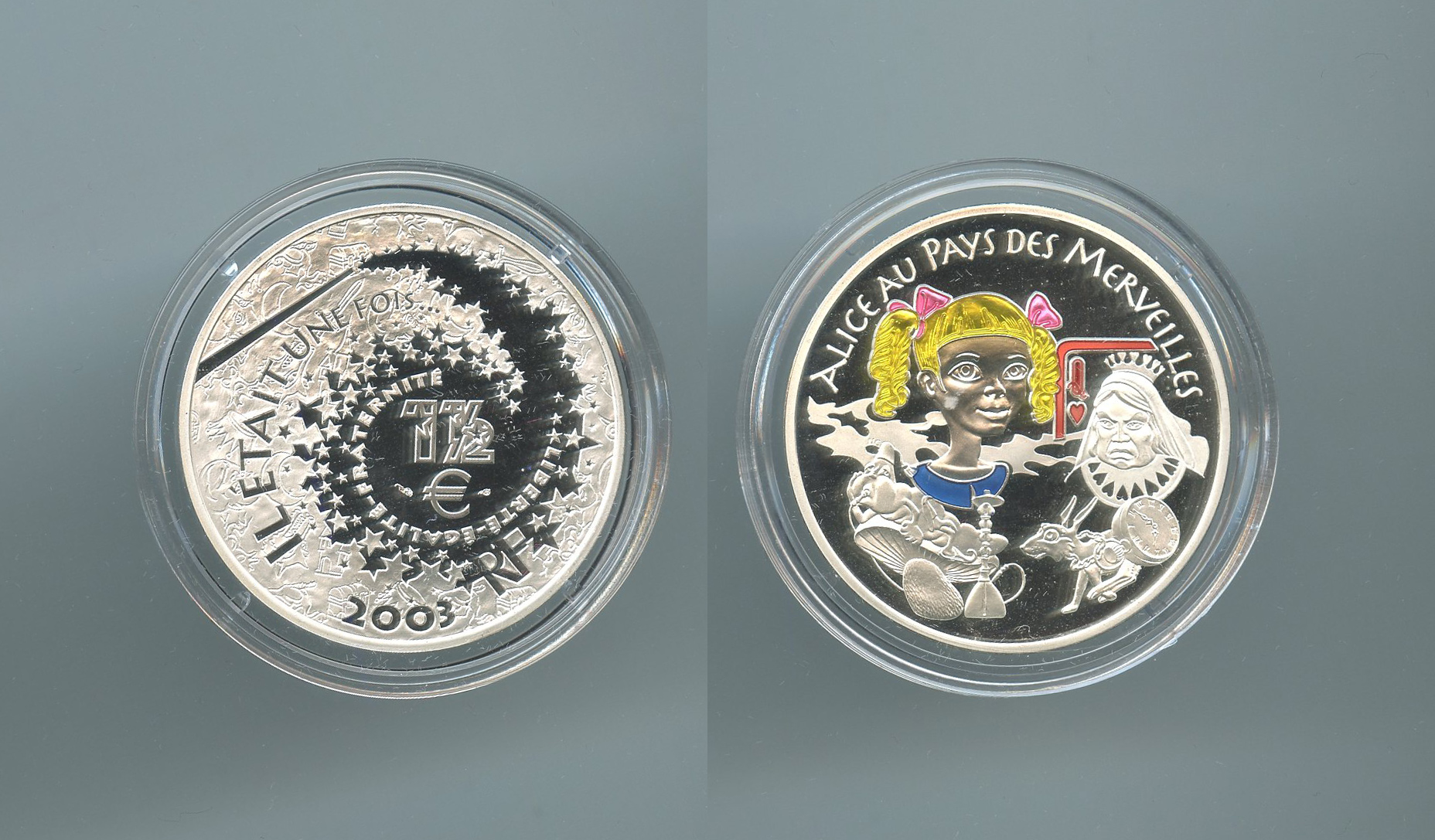 FRANCIA, 1-1/2 Euro 2003 "Alice nel paese delle meraviglie"