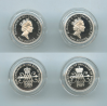 REGNO UNITO, Elizabeth II, Set 2 x 2 Pounds 1989